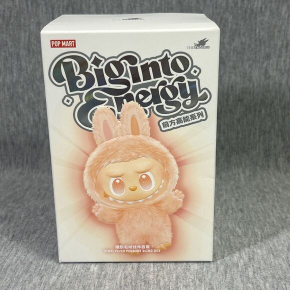 *USA* AUTHENTIC POP MART LABUBU MONSTERS BIG INTO ENERGY (VINYL PLUSH BLIND BOX) - Picture 1 of 7